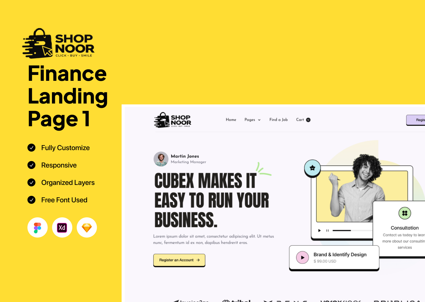 Finance Landing Page