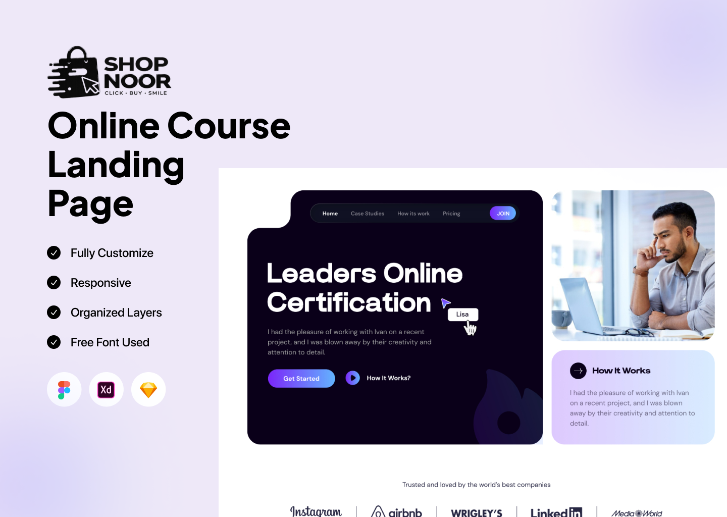 Startup Landing Page Design