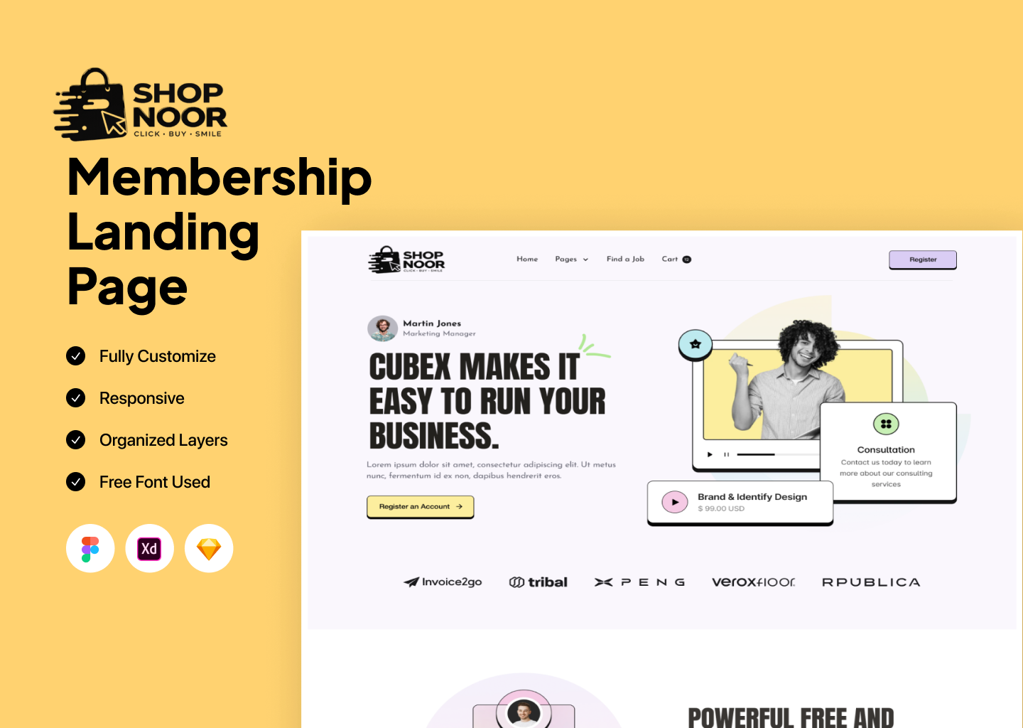 Membership Landing Page